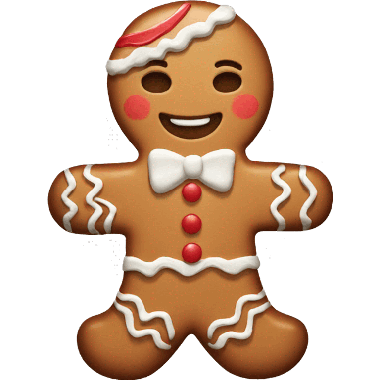 Cute gingerbread cookie  emoji