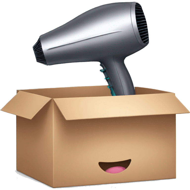 hairdryer box emoji