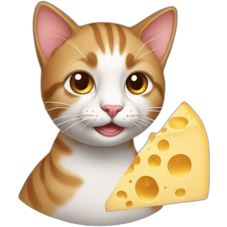 cat with cheese emoji