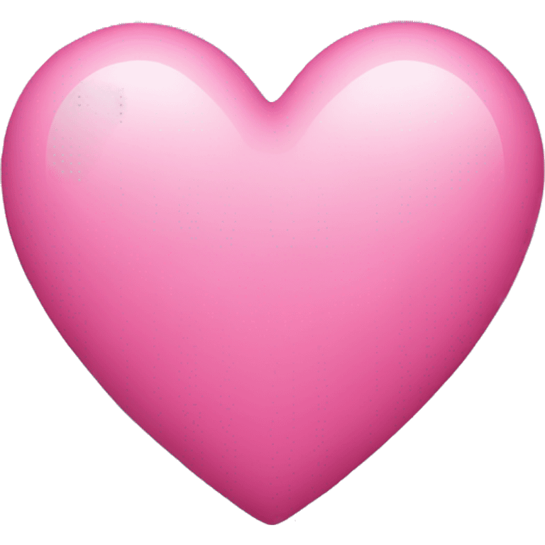 a pink heart with clouds emoji