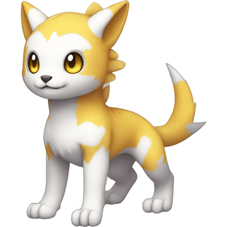 cute kawaii cool Digimon-Fakemon-animal full body emoji