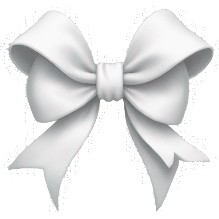 white bow emoji