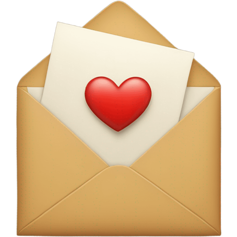 Mail with a heart  emoji