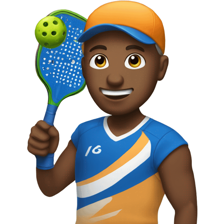 Me playing pickleball  emoji