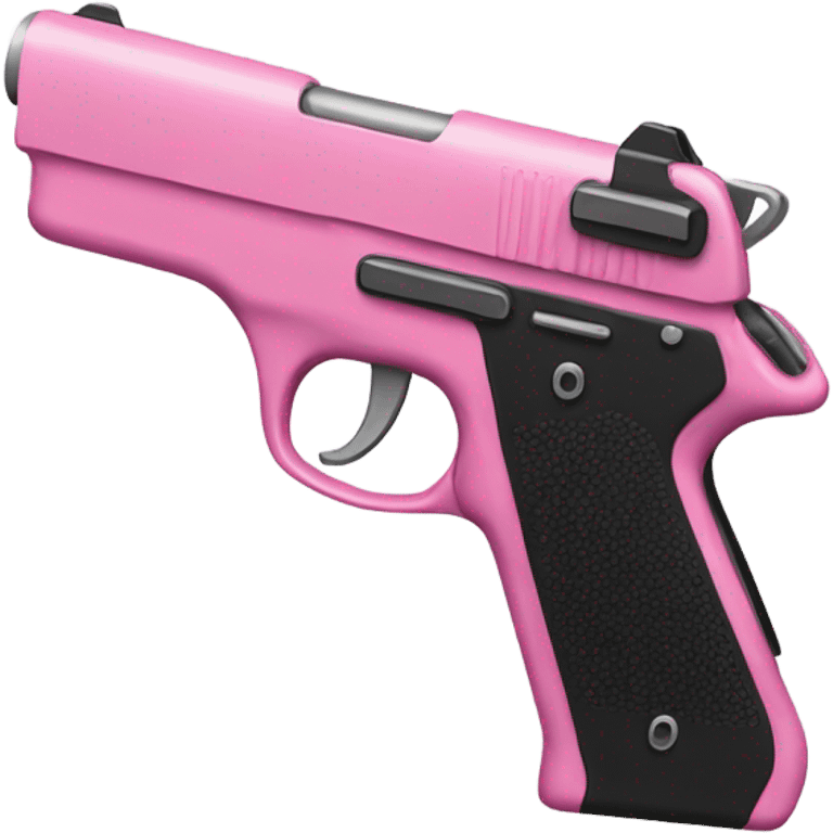 Pink gun emoji