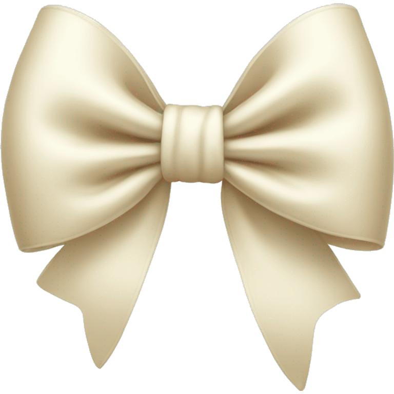 cream bow  emoji