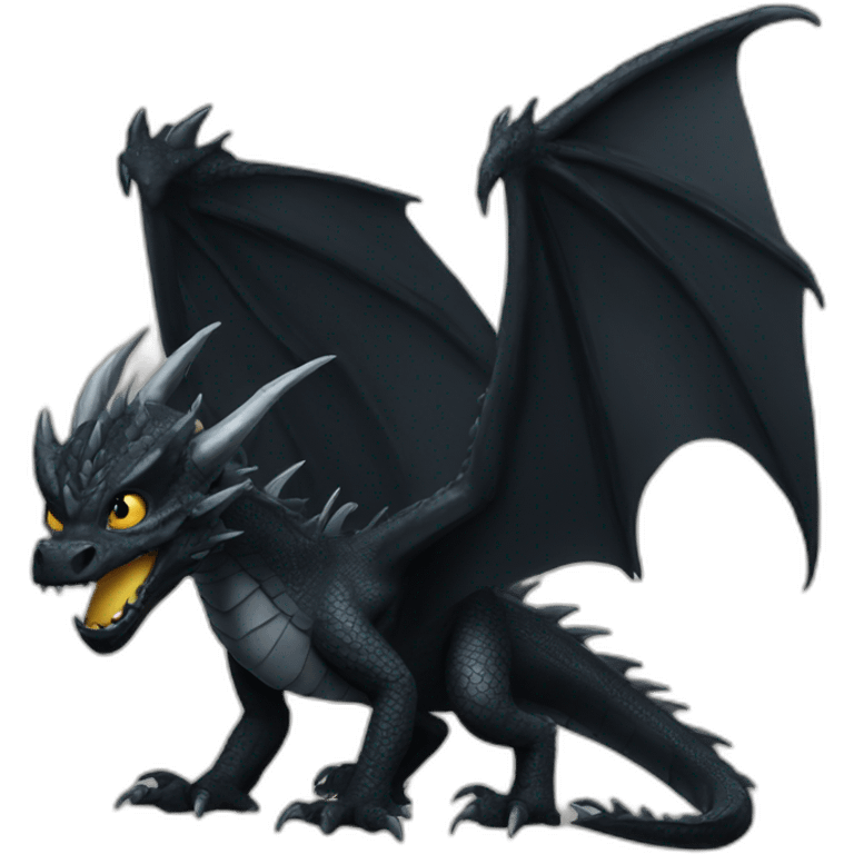 black dragon emoji