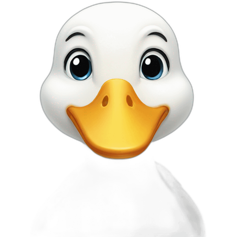 White duck emoji