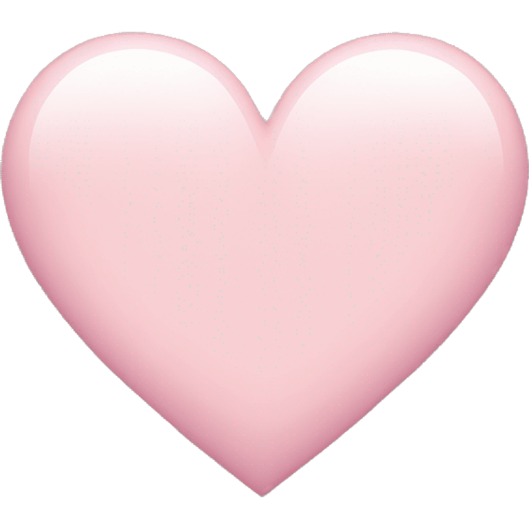 Light pink heart emoji