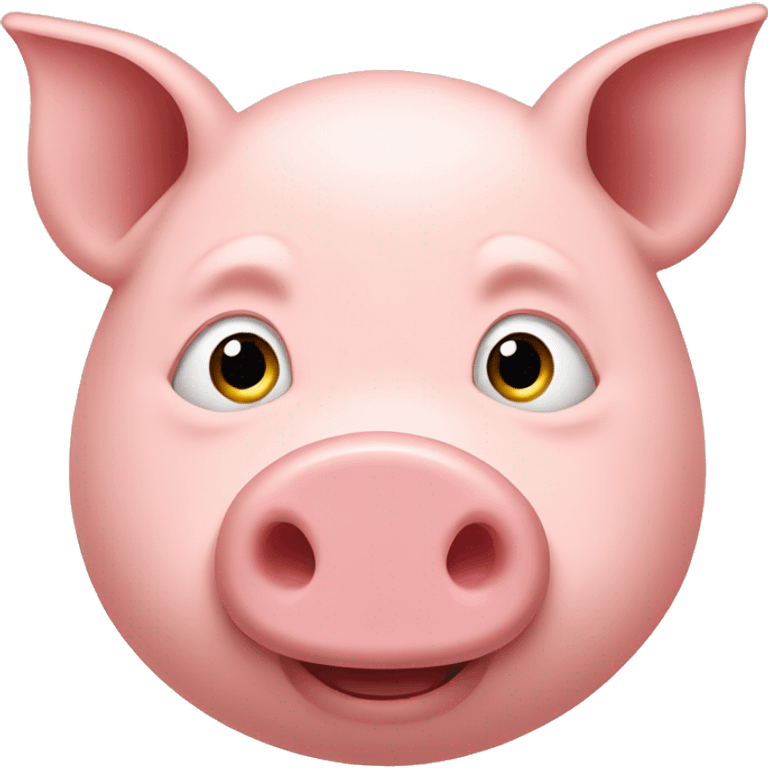 pig with man’s face emoji