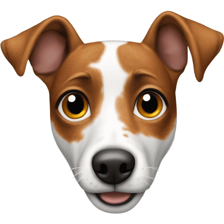 Jack rassel dog with freckles  emoji