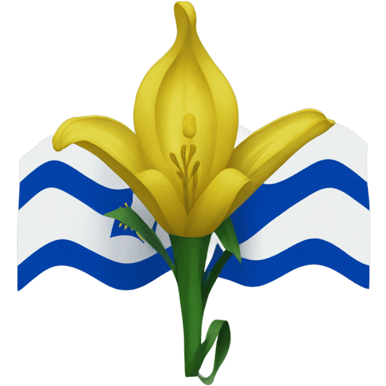 Bosnian lily flag emoji