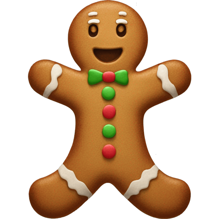 gingerbread man emoji