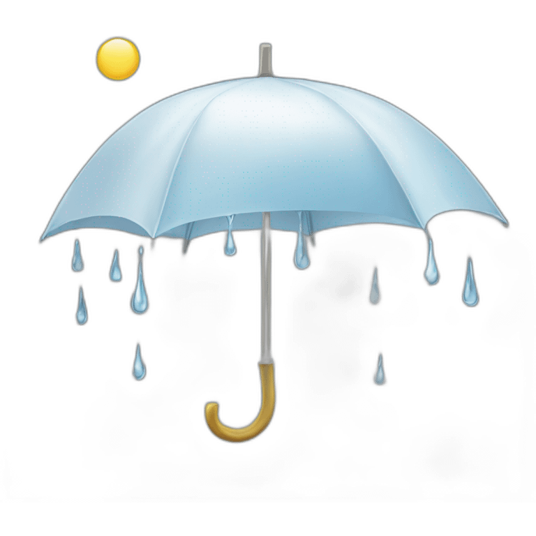 Pluie sol emoji