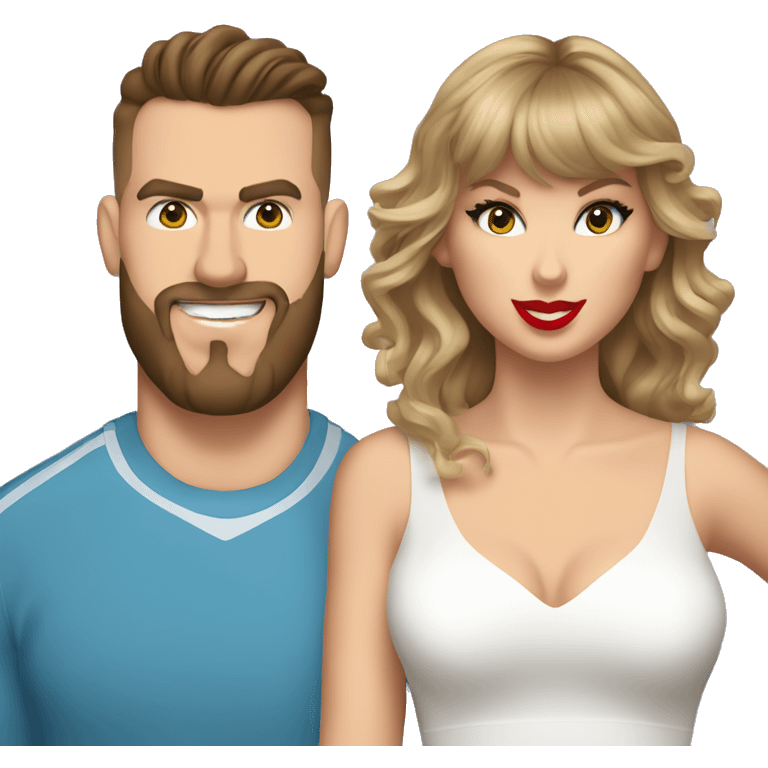 Taylor Swift & Travis Kelce  emoji