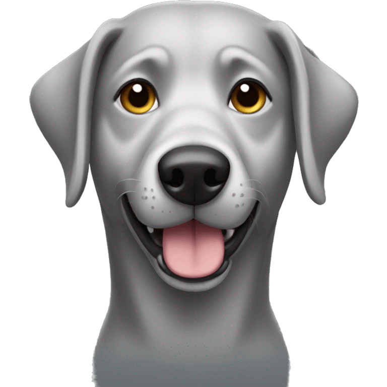 grey dog emoji