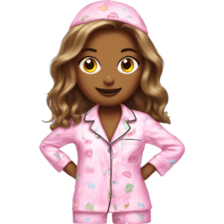 Victoria Secret pyjama emoji