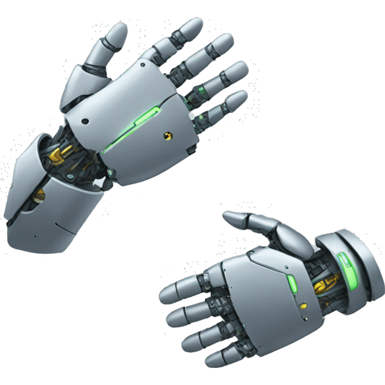 robot handshake emoji