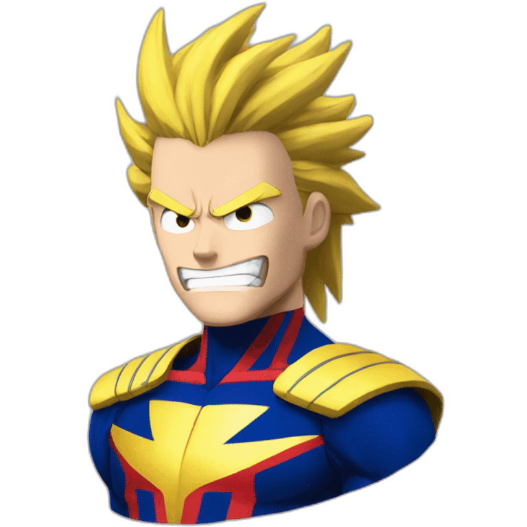 All might hero motivated emoji