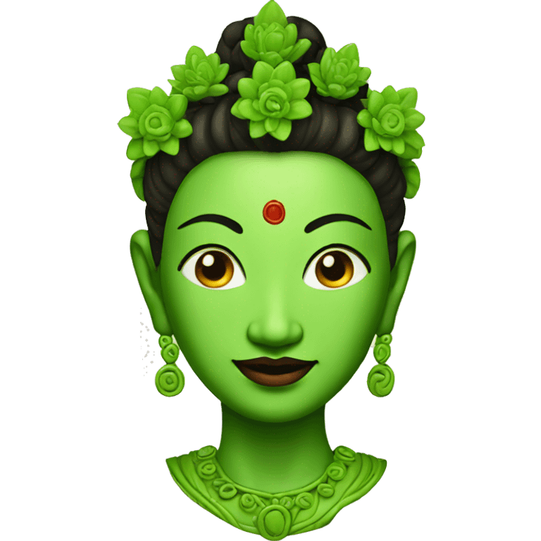 Green Tara emoji