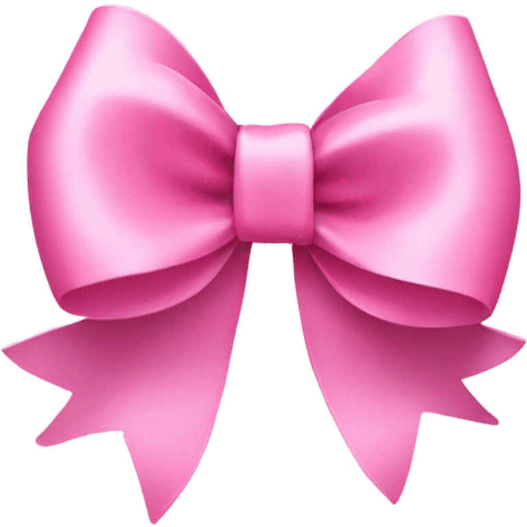 Pink ribbon bow emoji