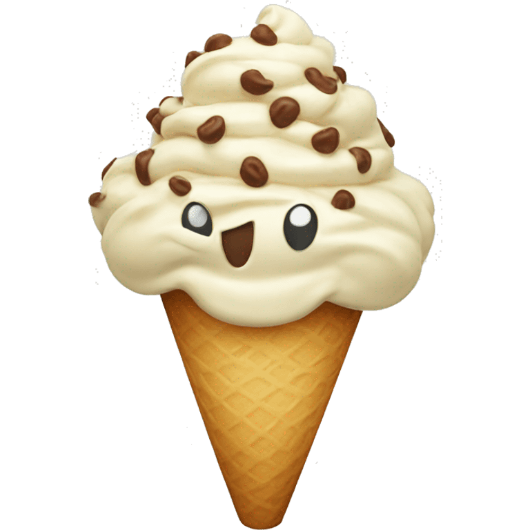 Vintage ice cream emoji