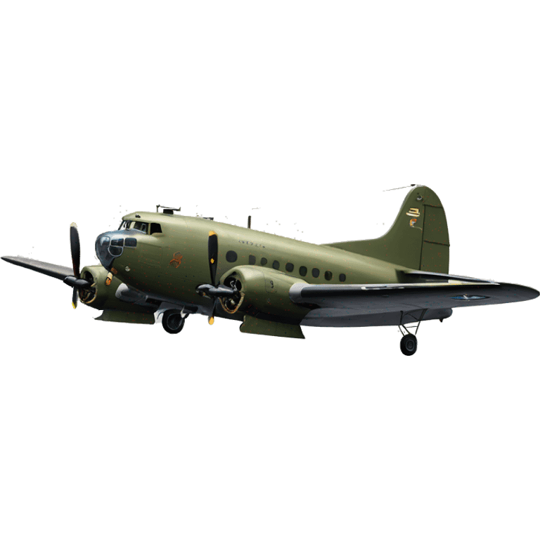 Douglas C-47 Skytrain airplane emoji