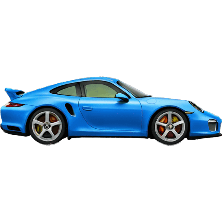 Blue porshe emoji