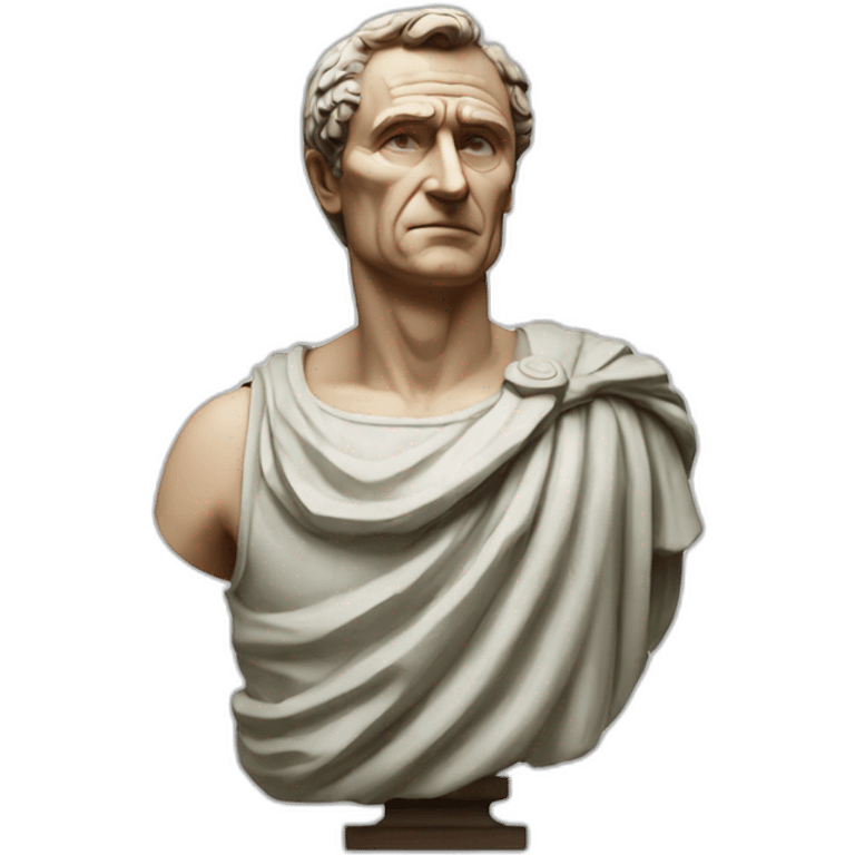 Julius Caesar statue emoji