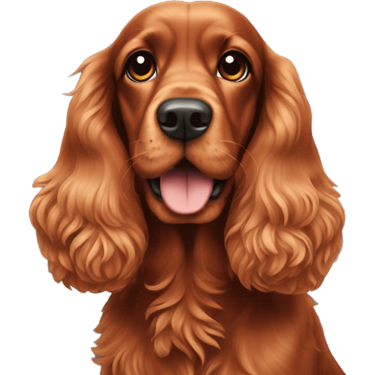 red cocker spaniel emoji