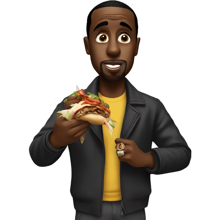 P Diddy eating kebab  emoji