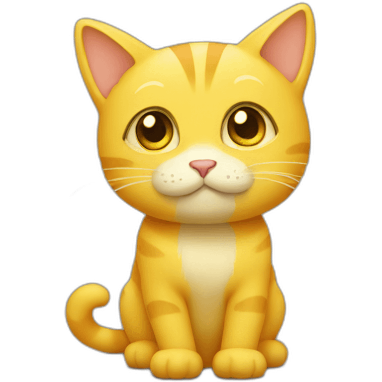 yellow cat emoji