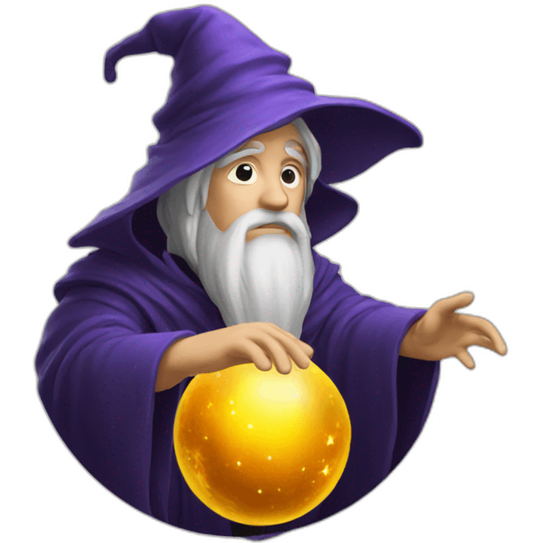 wizard pondering orb emoji