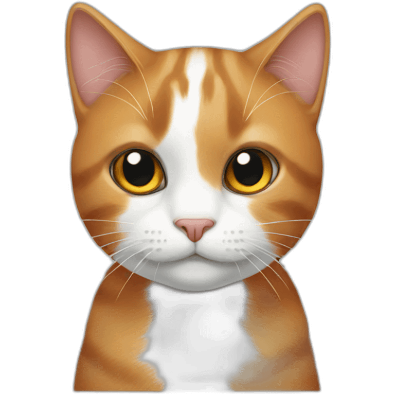 white,black and ginger cat emoji