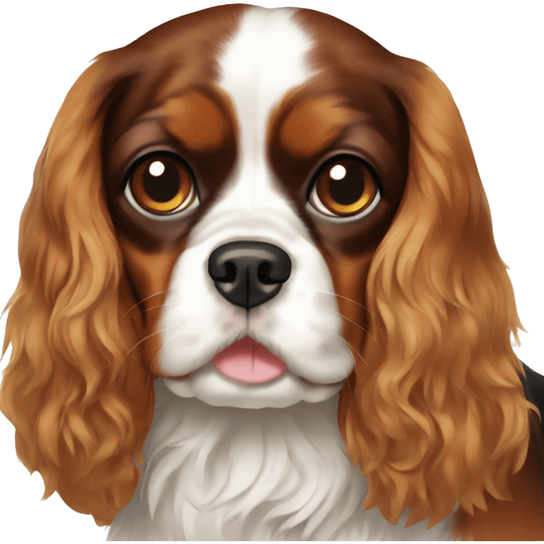 King Charles cavalier emoji