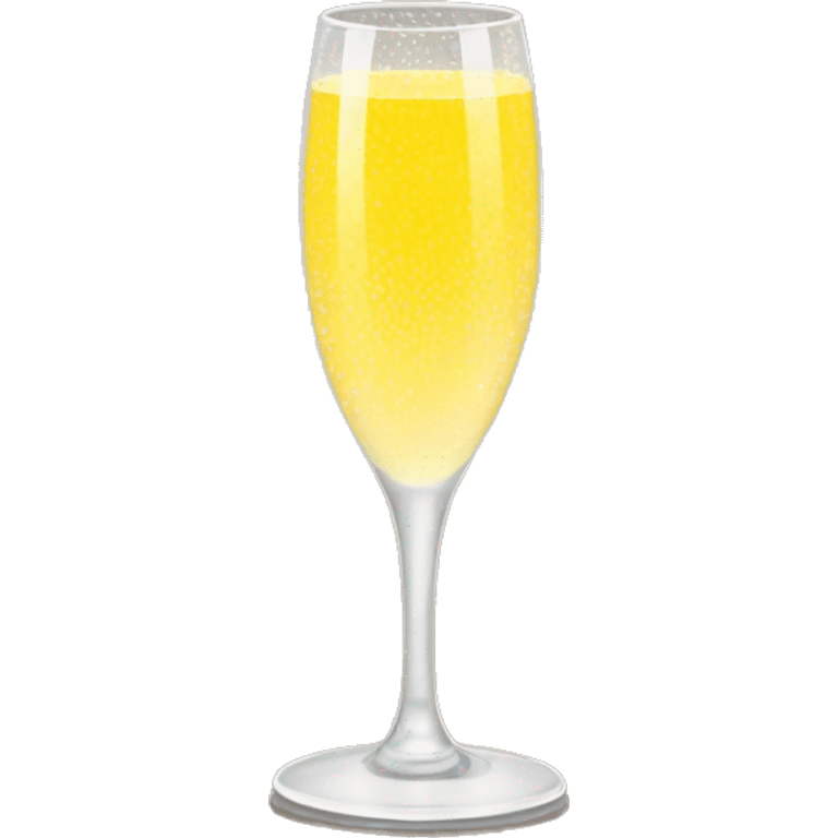 mimosa in a champagne glass emoji