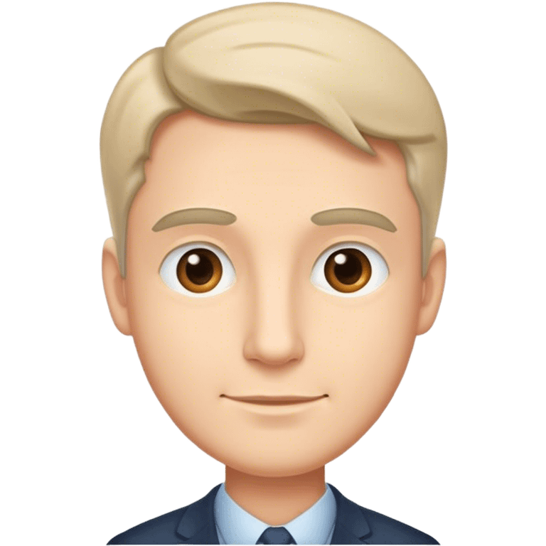 A smart man emoji