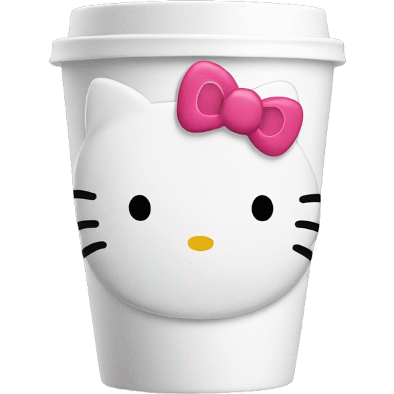 hello kitty empty cup emoji