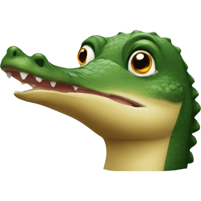 crocodile duck emoji