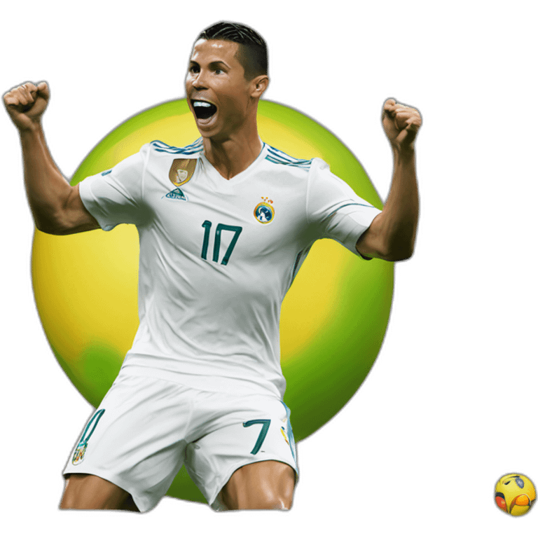 Ronaldo célébration emoji