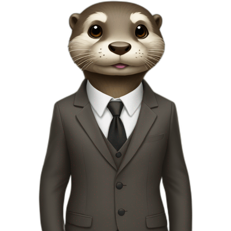 otter in suit emoji