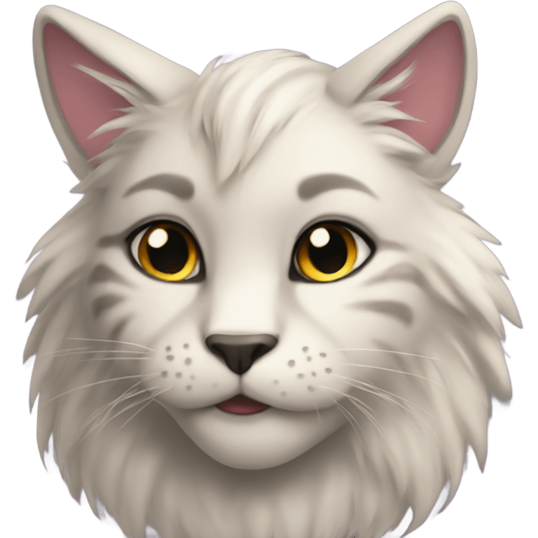 Furry anthro feline  emoji