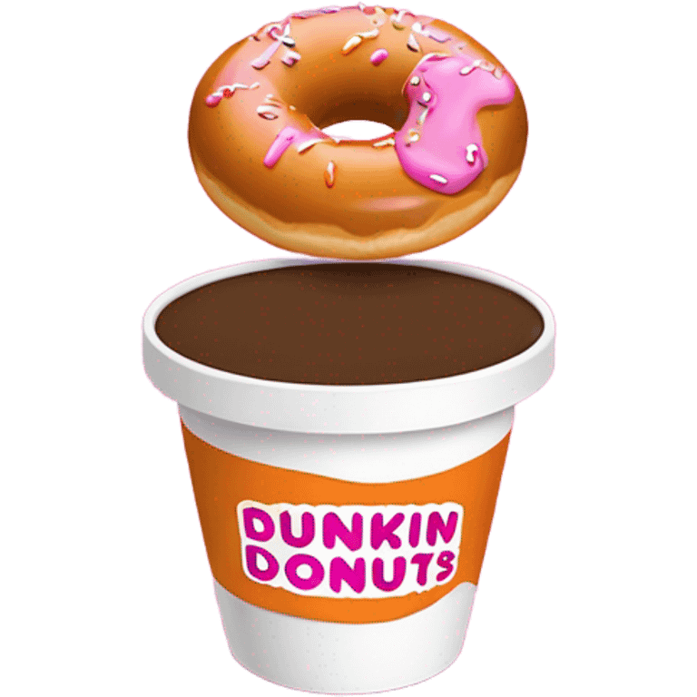 Dunkin’ Donuts logo emoji