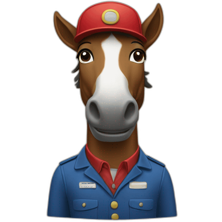 Horse mailman emoji