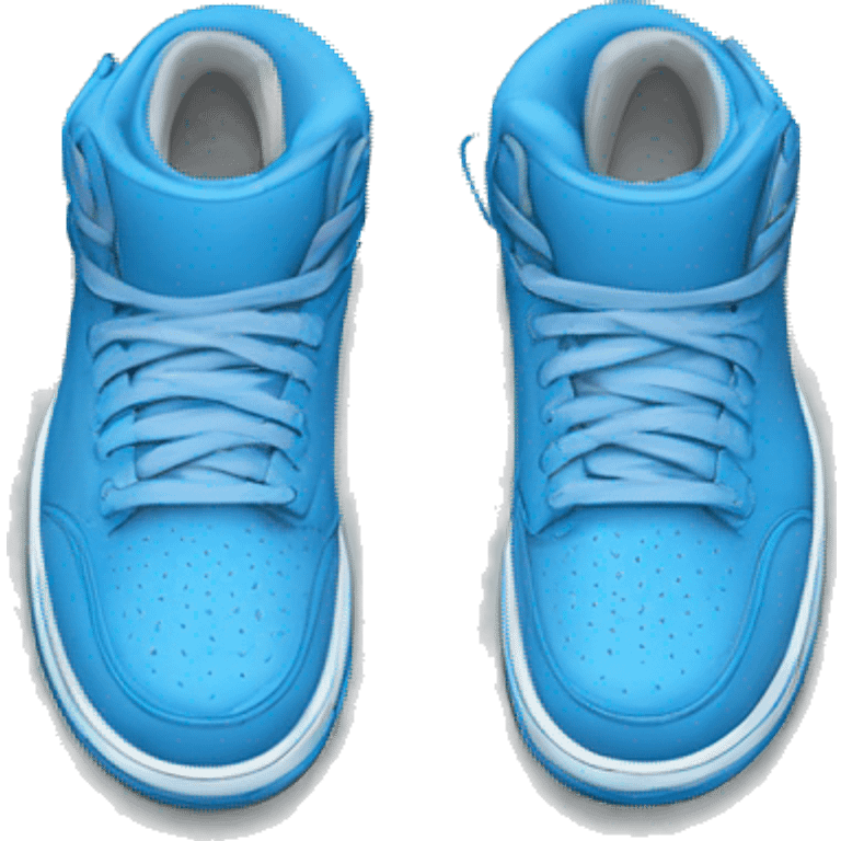 university blue jordans shoes emoji