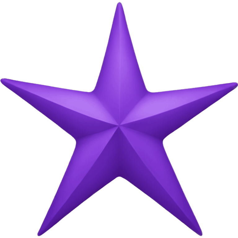 Purple star emoji