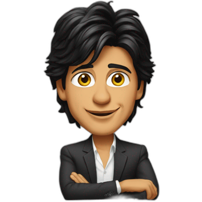 shah rukh khan with computer emoji