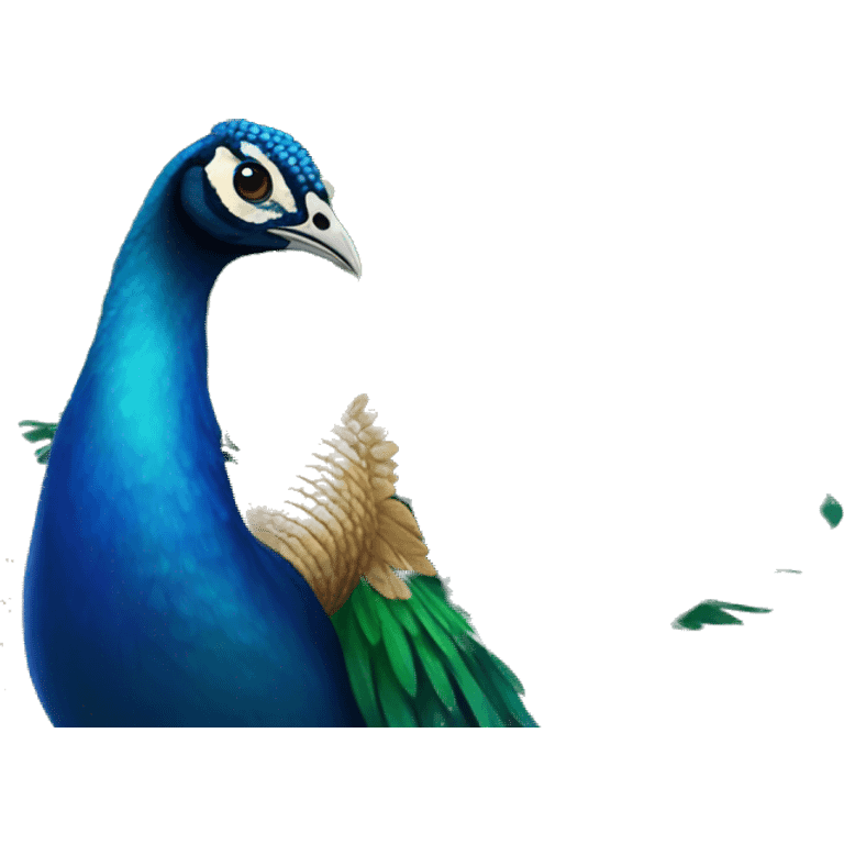 peacock feather emoji