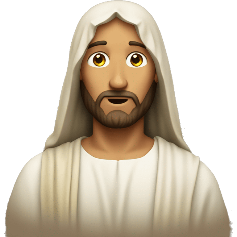 jesus is eavesdropping  emoji