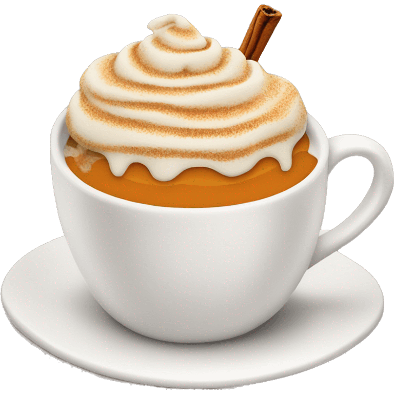 Pumpkin spice latte emoji